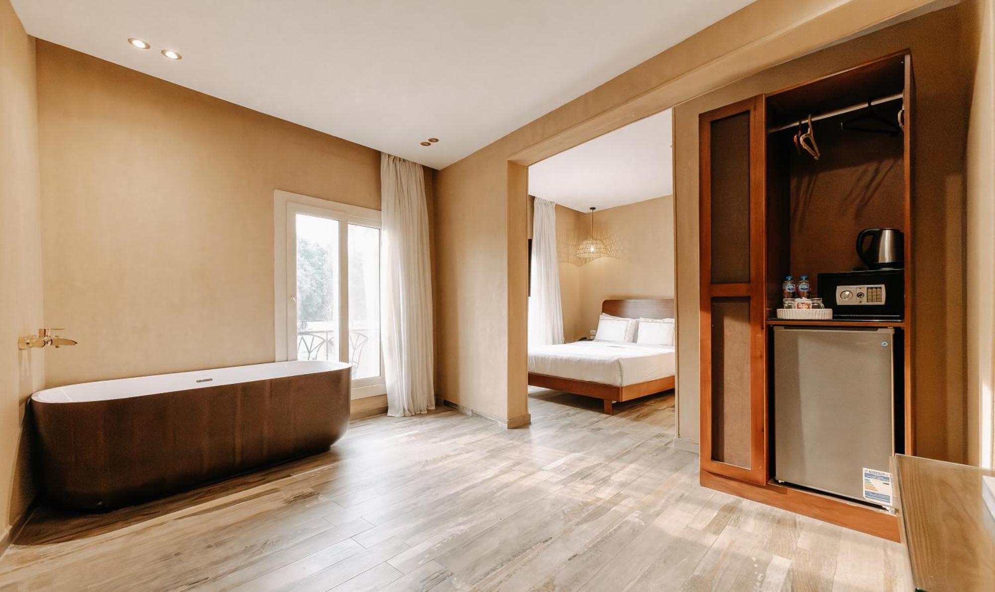 Almas Pyramids View Hotel Kafret el-Gabal Εξωτερικό φωτογραφία