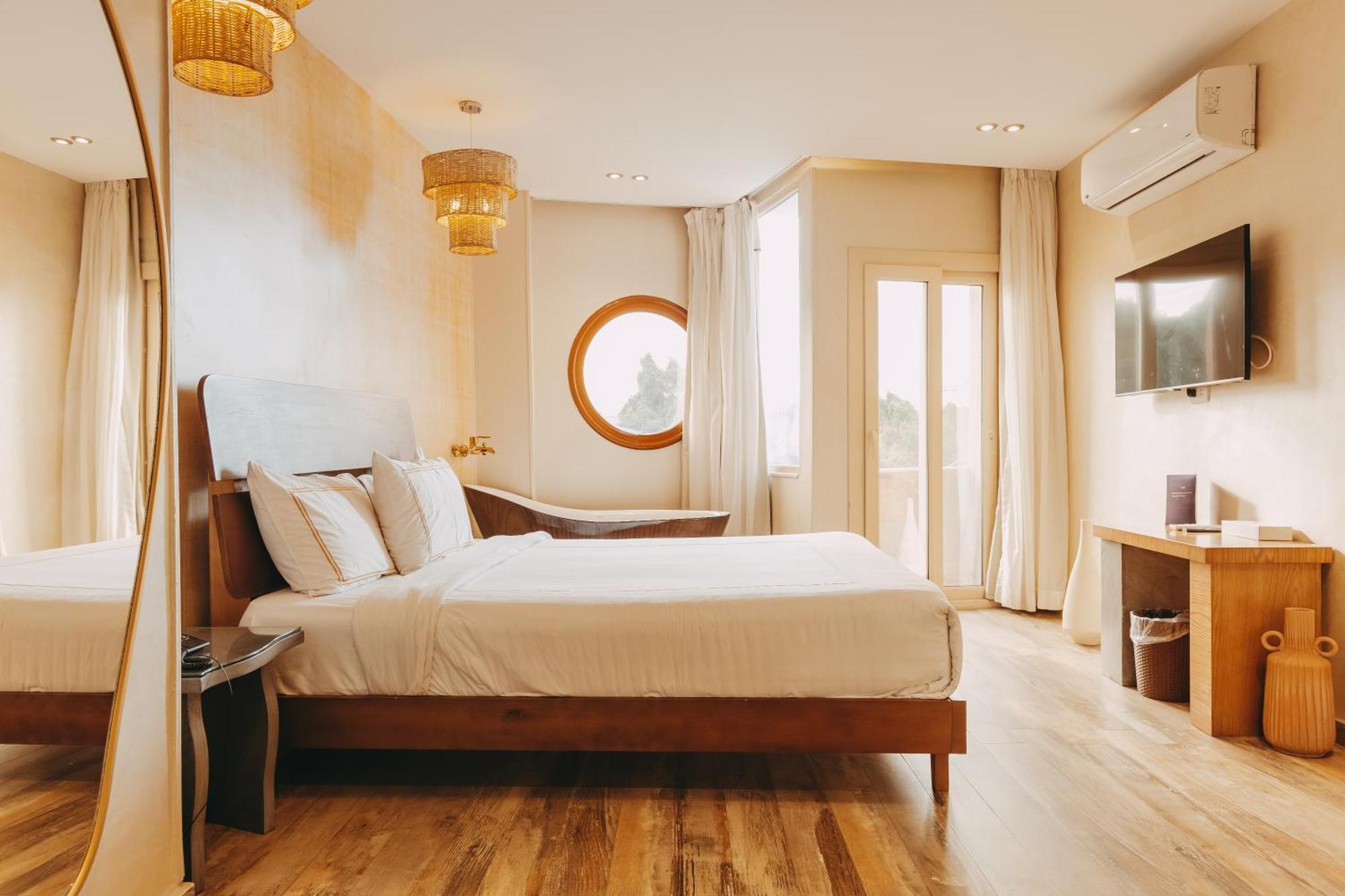 Almas Pyramids View Hotel Kafret el-Gabal Εξωτερικό φωτογραφία